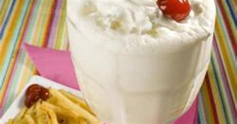 fountain style vanilla malt shake.